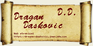 Dragan Dašković vizit kartica